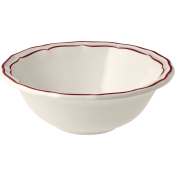 Gien Filet Bordeaux Cereal Bowls Xl - Set 2