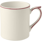 Gien Filet Bordeaux Mug - 8.5oz.