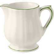 Gien Filet Fern Creamer - 8 oz.