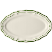 Gien Filet Fern Oval Platter -16"