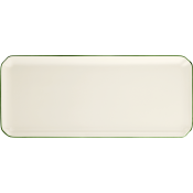 Gien Filet  Fern Oblong Serving Tray - 14"