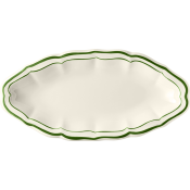 Gien Filet Fern Pickle Dish - 9"