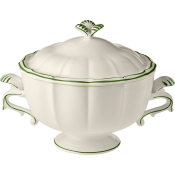 Gien Filet Fern Soup Tureen - 4 Qt