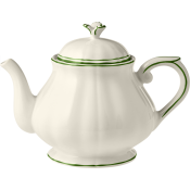 Gien Filet Fern Teapot - 36 oz.