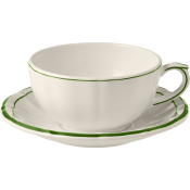 Gien Filet Fern Breakfast Cup (ONLY) - 13 oz.