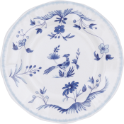 Gien Paradis Bleu Canape Plate - 6.5"