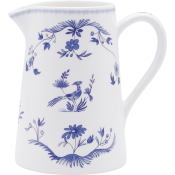 Gien Paradis Bleu Pitcher - 36 oz.