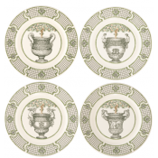 Gien Les Vases A Oranger Dessert Plates Assorted Set 4