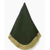 Sferra Ondulato Forest/Celadon Dinner Napkin 20X20 - Set 4
