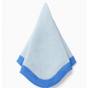 Sferra Ondulato Sky/Cobalt Dinner Napkin 20X20 - Set 4