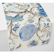 Sferra Pondicherry Sea Table Runner -  15X108