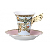 Versace Butterfly Garden Coffee Cup + Saucer - 6oz.