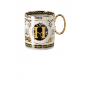 Versace Virtus Gala Alphabet Mug With Handle - H