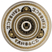 Versace Virtus Gala Alphabet Service Plate - W