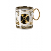 Versace Virtus Gala Alphabet Mug With Handle - X