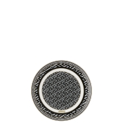 Versace La Greca Signature Black Bread & Butter Plate - 6.7"
