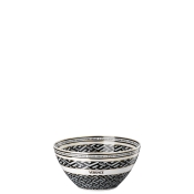 Versace La Greca Signature Black Bowl - 6"