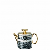Versace La Greca Signature Black Tea Pot for Two - 16 oz.