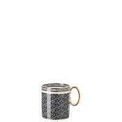 Versace La Greca Signature Black Mug - 11 oz