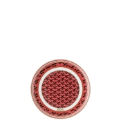 Versace La Greca Signature Red Bread & Butter Plate