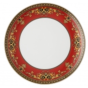 Versace Medusa Red Modern Salad Plate - 8.25"