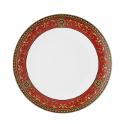 Versace Medusa Red Modern Dinner Plate - 11"
