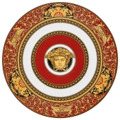 Versace Medusa Red Modern Service Plate - 13"