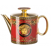 Versace Medusa Red Modern Tea Pot for Two - 16 oz