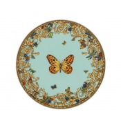Versace Butterfly Garden Modern Tray -Trivet  / Lid for Bowl - 7"