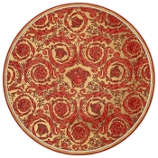Versace Medusa Garland Red Christmas Plate -11.75"