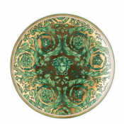Versace Medusa Garland Green Bread & Butter Plate - 6 2/3"
