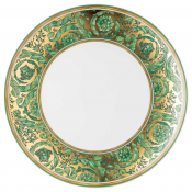 Versace Medusa Garland Green Dinner Plate - 11"