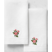 SFERRA Fiorenza Rose / June Guest Towels - Set 2