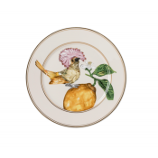 Rosenthal x Swarovski Idyllia Bread Plate / Flycatcher -7"