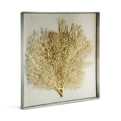 Michael Aram Fan Coral Large Fabric Shadow Box