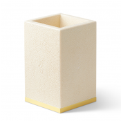 AERIN Shagreen Pencil Cup - Cream