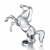 Baccarat Rearing Horse Sculpture