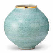 AERIN Calinda Moon Vase / Blue Grotto - 9.2"