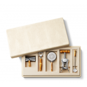 Aerin Shagreen Bamboo Bar Set