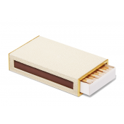 AERIN Shagreen Match Box Sleeve - Cream
