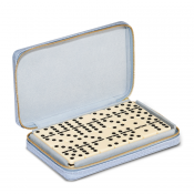 AERIN Enzo Travel Domino Set -Hydrangea Blue