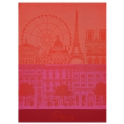 Le Jacquard Francais Paris Panorama Redkiss Tea Towel / Set 4