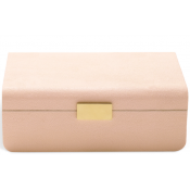 AERIN Modern Shagreen Large Jewelry Box - Blush