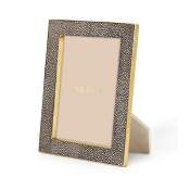 AERIN Classic Shagreen Frame / Chocolate - 5 x 7