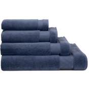 Le Jacquard Francais Caresse Orient Blue Washcloth