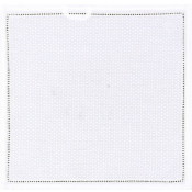 Le Jacquard Francais Volupte White Washcloth