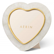 AERIN Cassiel Mosaic Heart Frame - White Quartz