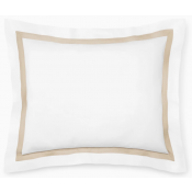 SFERRA Estate White/Sand Boudoir Sham