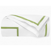 Sferra Estate White/Apple Full/Queen Duvet Cover 88X92