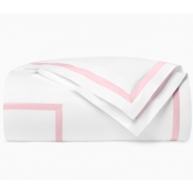 Sferra Estate White/Carnation King Duvet Cover 106X92